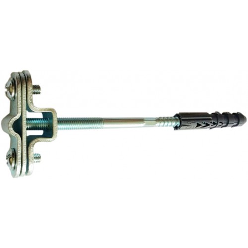 Тримач дроту металевий з дюбелем 200