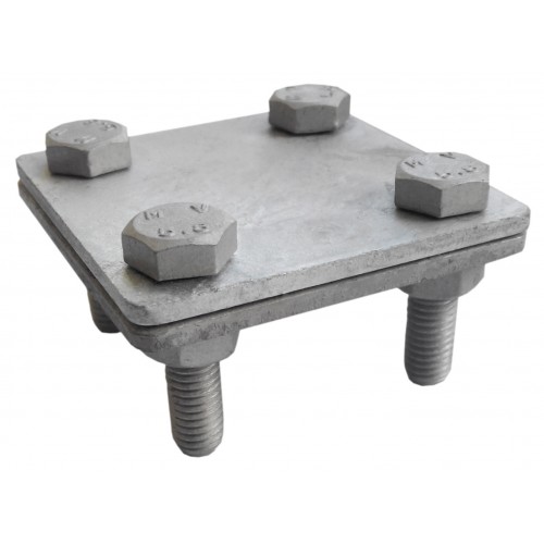 Затискач полоса/полоса (гар. оцинк.)