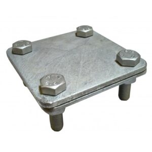 Затискач полоса/полоса 40 (гар. оцинк.) - 1