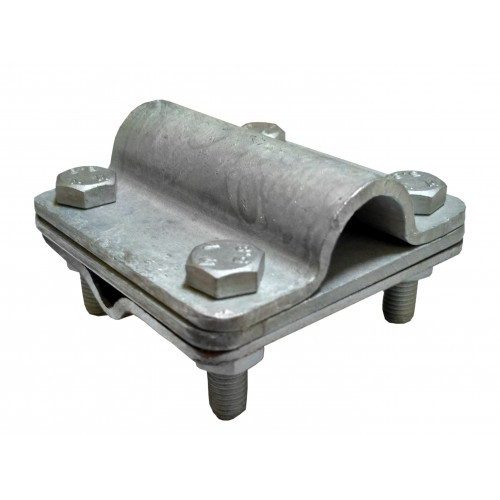 Затискач прут d16-20/полоса 40/дріт d8-10 (гар.оцинк.)