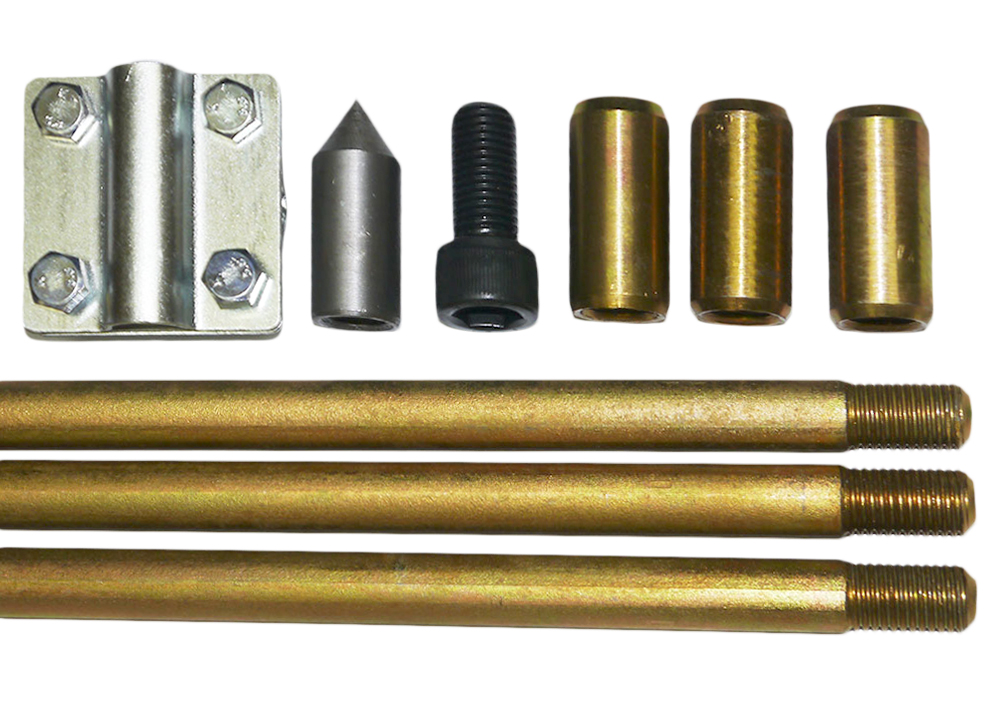 Комплект заземлення 4,5 метра d20 mm оцинкований 42 045