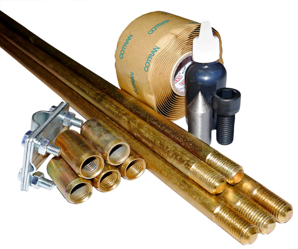 Комплект заземлення оцинкований R7,5m d16mm 40075