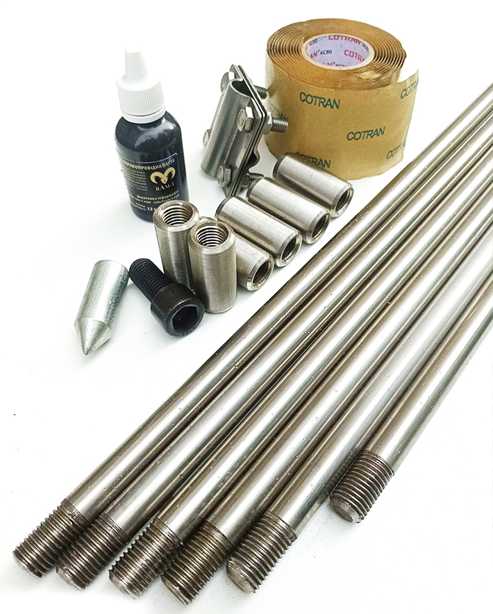 Комплект заземлення R9m 43090 Нержавіюча сталь