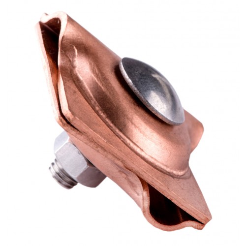 Затискач круглого провідника універсальний мідний