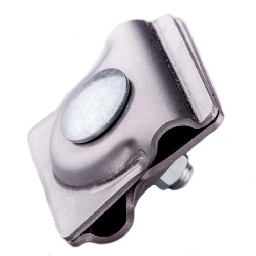 Затискач круглого провідника універсальний нержавіючий