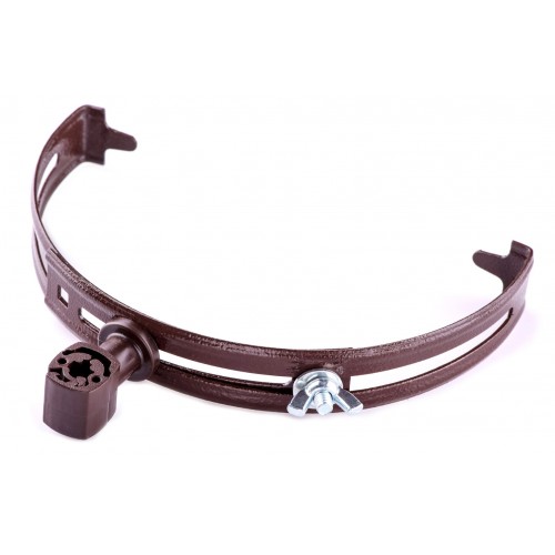 Тримач коньковий півкруглий коричневий