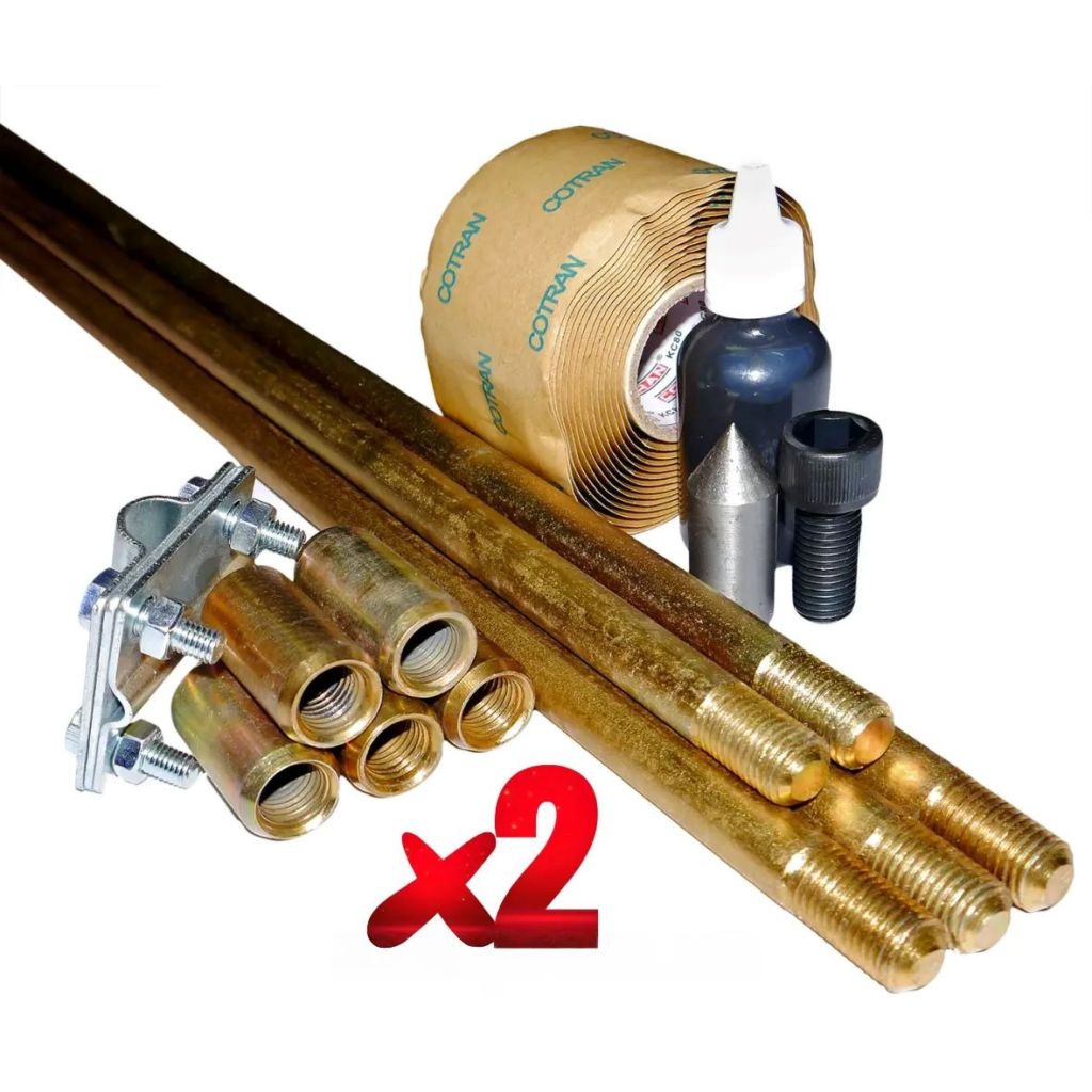 Комплект заземлення оцинкований R15m d16mm 40150